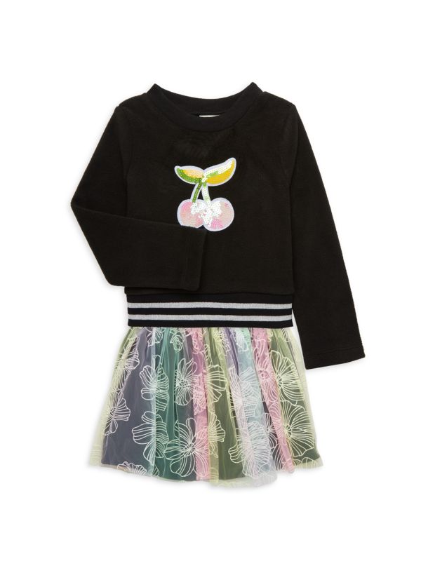 Samara Little Girl's 2-Piece Sweatshirt & Skirt Set